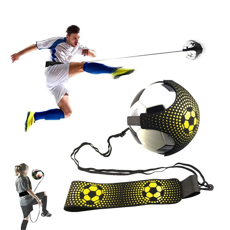 Soccer Ball Juggle Bags Children Auxiliary Circling Training Belt Kids Soccer Kick Trainer Kick Solo Soccer Trainer Football - Slobuy