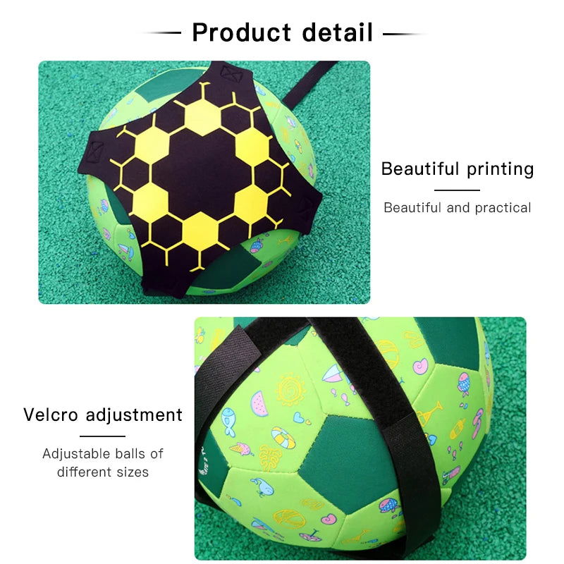 Soccer Ball Juggle Bags Children Auxiliary Circling Training Belt Kids Soccer Kick Trainer Kick Solo Soccer Trainer Football - Slobuy
