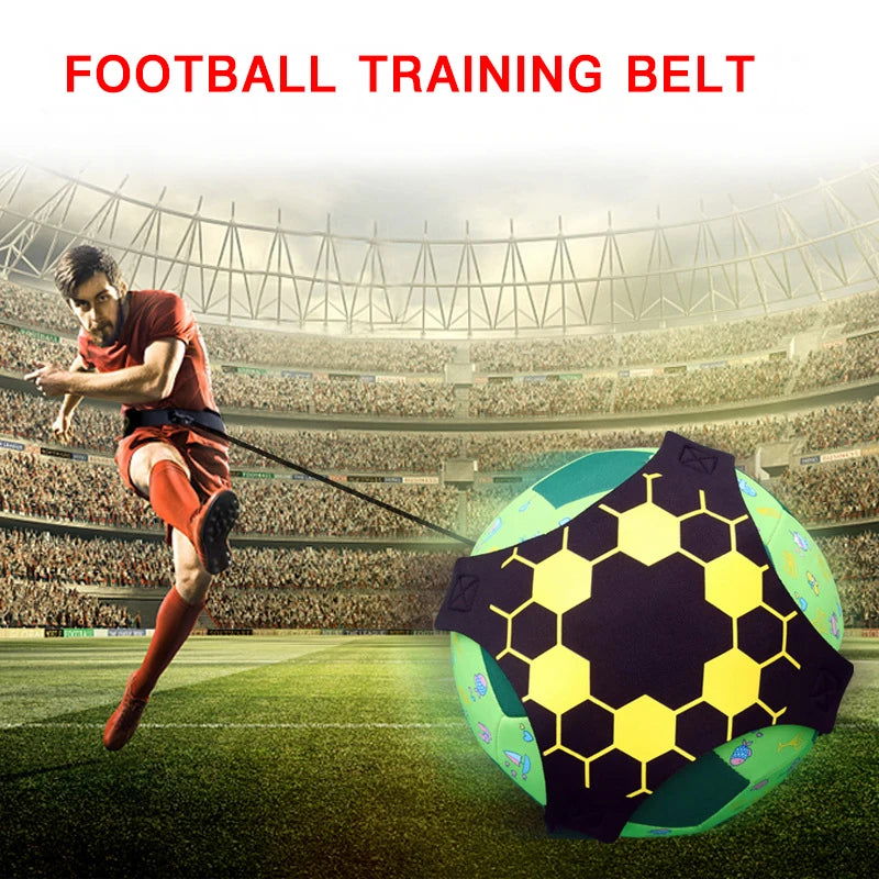 Soccer Ball Juggle Bags Children Auxiliary Circling Training Belt Kids Soccer Kick Trainer Kick Solo Soccer Trainer Football - Slobuy