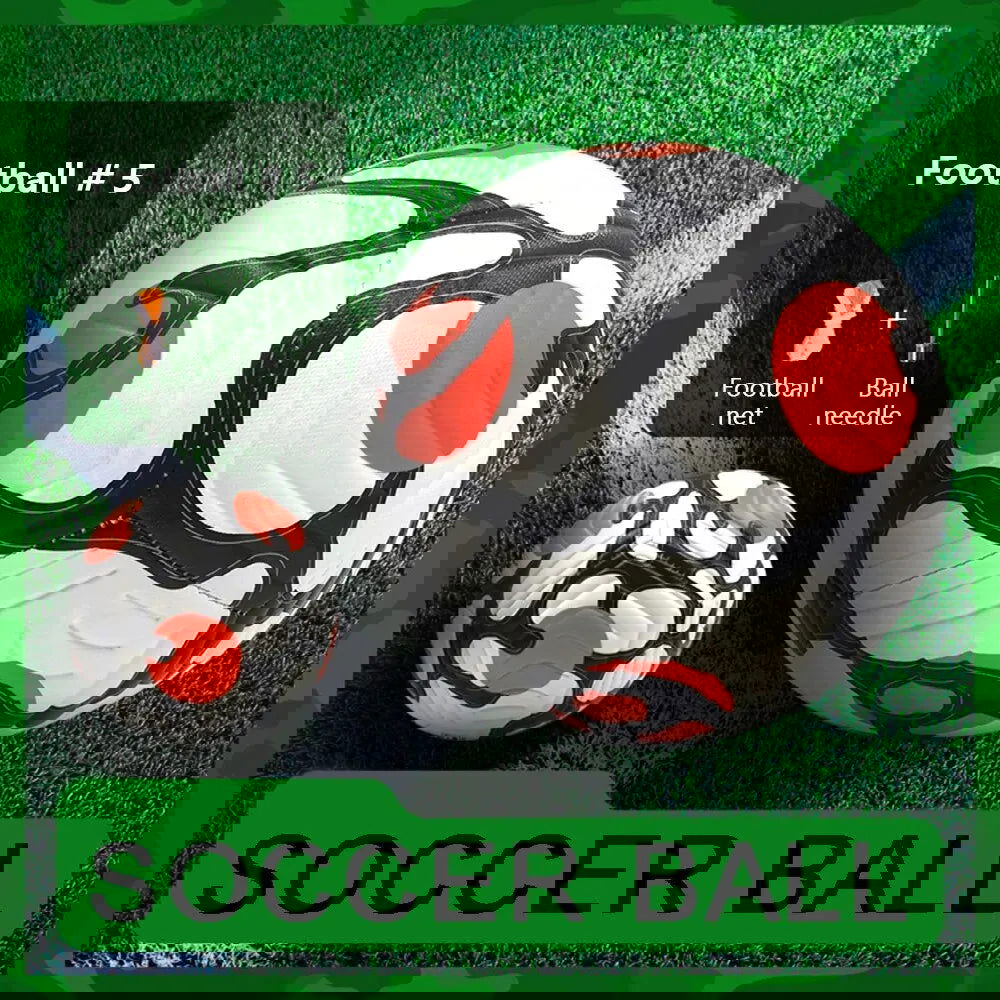 Soccer Ball PU Material Size 5 Size 4 Machine-stitched Balls Goal Outdoor Football Training Match League Child Men Futbol 1PC - Slobuy