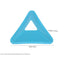Soccer Logo Plate Field Marking 18*4.5cm Equipment PE Triangle Hole Design Wear-resistant Team Sports Football Equipment - Slobuy