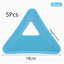 Soccer Logo Plate Field Marking 18*4.5cm Equipment PE Triangle Hole Design Wear-resistant Team Sports Football Equipment - Slobuy