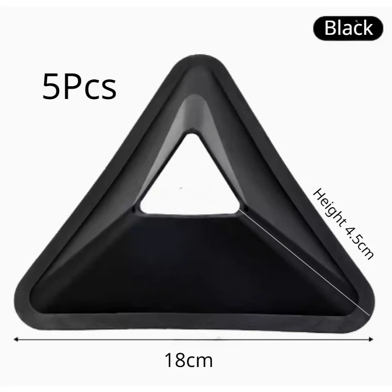 Soccer Logo Plate Field Marking 18*4.5cm Equipment PE Triangle Hole Design Wear-resistant Team Sports Football Equipment - Slobuy