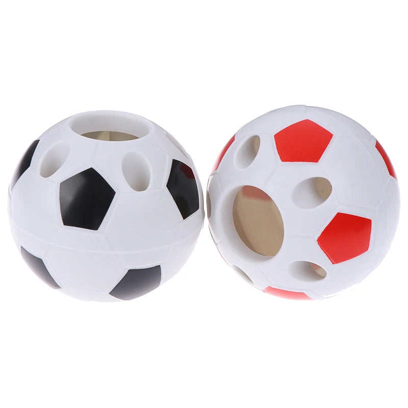 Soccer Shape Tool Home Decoration Student Gifts Supplies Pen Pencil Holder Football Shape Toothbrush Holder Desktop Rack Table - Slobuy
