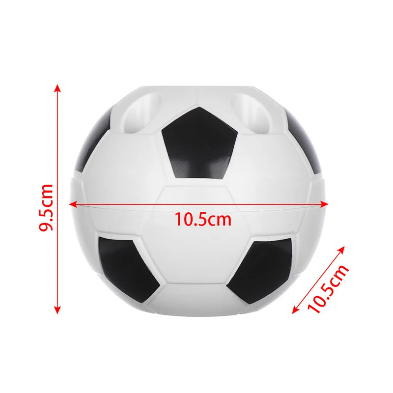 Soccer Shape Tool Home Decoration Student Gifts Supplies Pen Pencil Holder Football Shape Toothbrush Holder Desktop Rack Table - Slobuy