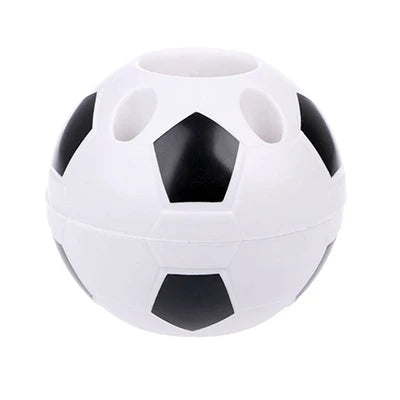 Soccer Shape Tool Home Decoration Student Gifts Supplies Pen Pencil Holder Football Shape Toothbrush Holder Desktop Rack Table - Slobuy