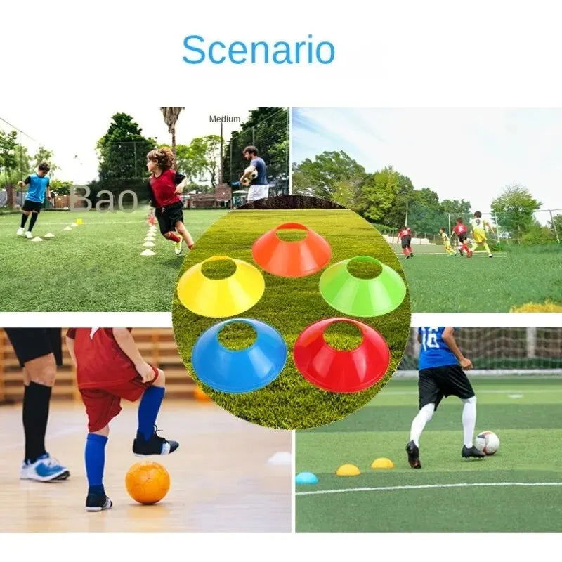 Soccer Training Sign Dish Pressure Resistant Cones Marker Discs Bucket Outdoor Basketball Football Training Sports Accessory - Slobuy