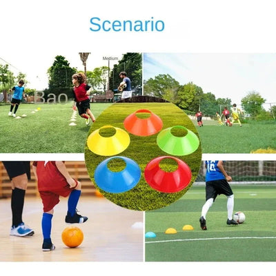 Soccer Training Sign Dish Pressure Resistant Cones Marker Discs Bucket Outdoor Basketball Football Training Sports Accessory - Slobuy