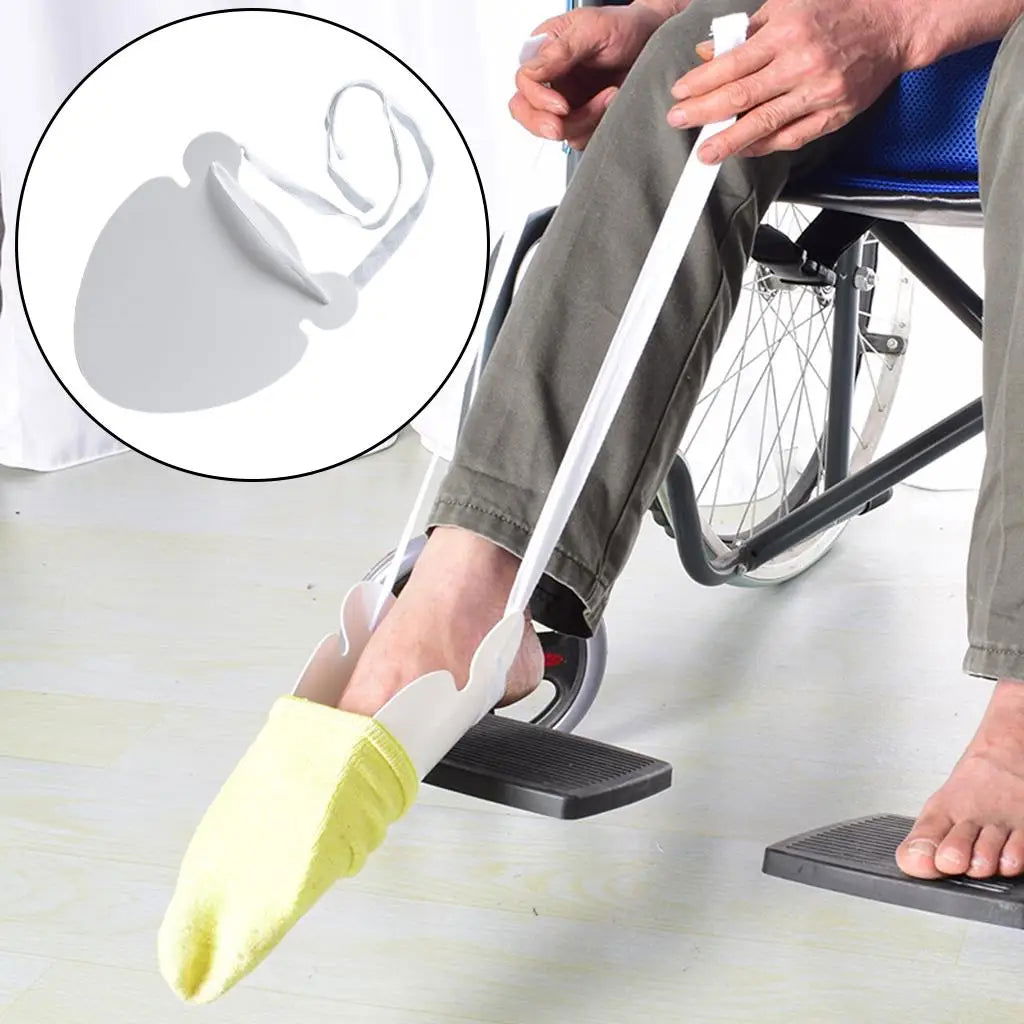 Sock Stocking Aid Without Bending Sock Aid Foot Brace Socks Pulling Helper for Elderly Disabled Seniors Injured Diabetics - Slobuy