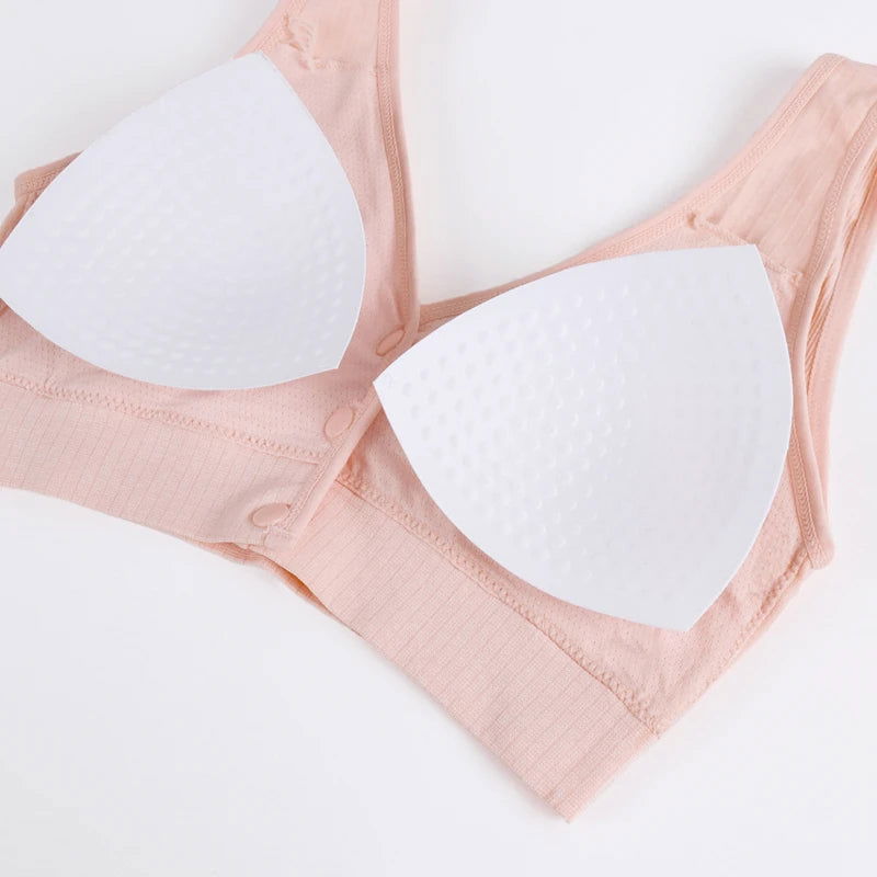 Soft Breastfeeding Bra 3D Structure Support Seamless Pregnant Women Sleeping Bra Maternity Underwear Wireless Gather Nursing Bra - Slobuy