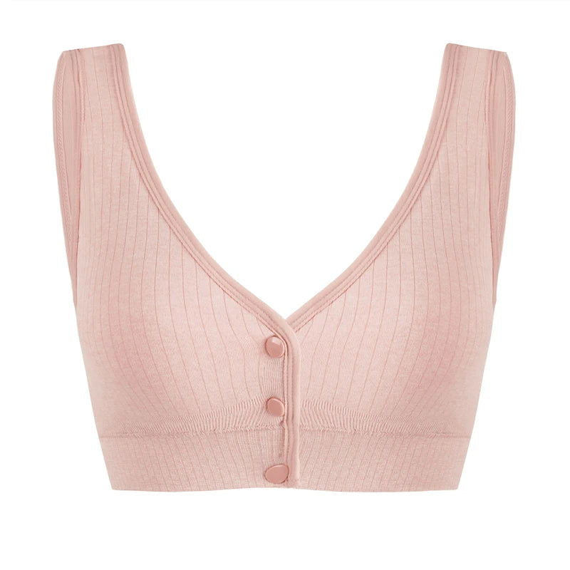 Soft Breastfeeding Bra 3D Structure Support Seamless Pregnant Women Sleeping Bra Maternity Underwear Wireless Gather Nursing Bra - Slobuy