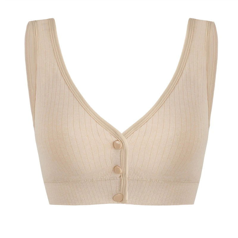 Soft Breastfeeding Bra 3D Structure Support Seamless Pregnant Women Sleeping Bra Maternity Underwear Wireless Gather Nursing Bra - Slobuy