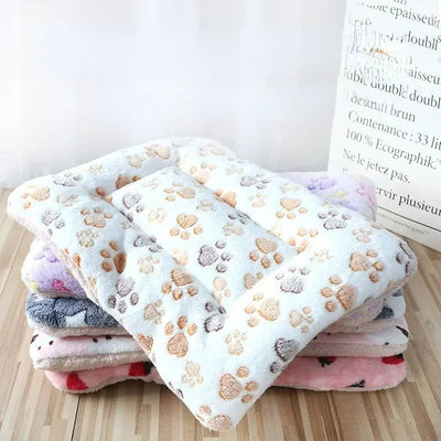 Soft Cat Bed Mats Short Plush Pet Sleeping Bed Mats for Cats Small Dogs Cute Pet Pad Blanket Warm Kitten Cushion Cat Accessories - Slobuy