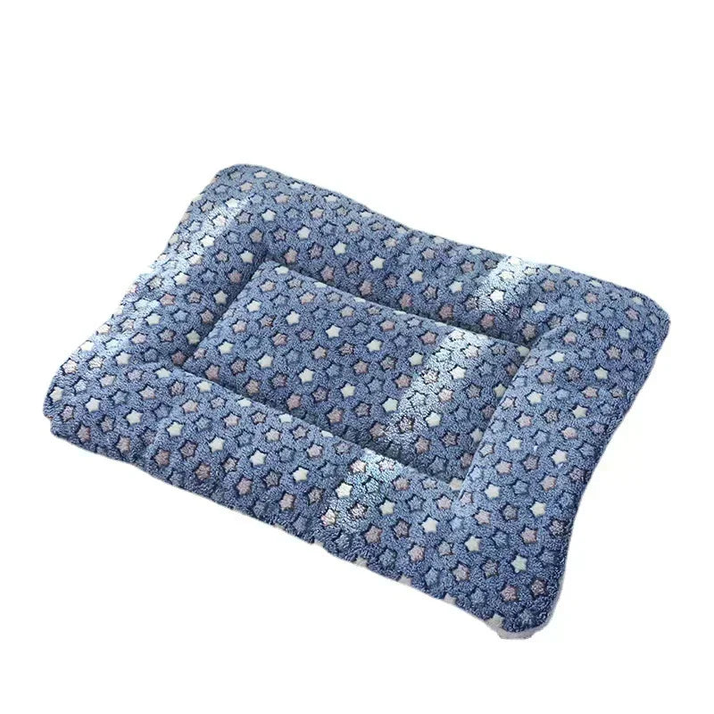 Soft Cat Bed Mats Short Plush Pet Sleeping Bed Mats for Cats Small Dogs Cute Pet Pad Blanket Warm Kitten Cushion Cat Accessories - Slobuy