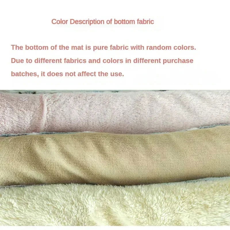 Soft Cat Bed Mats Short Plush Pet Sleeping Bed Mats for Cats Small Dogs Cute Pet Pad Blanket Warm Kitten Cushion Cat Accessories - Slobuy