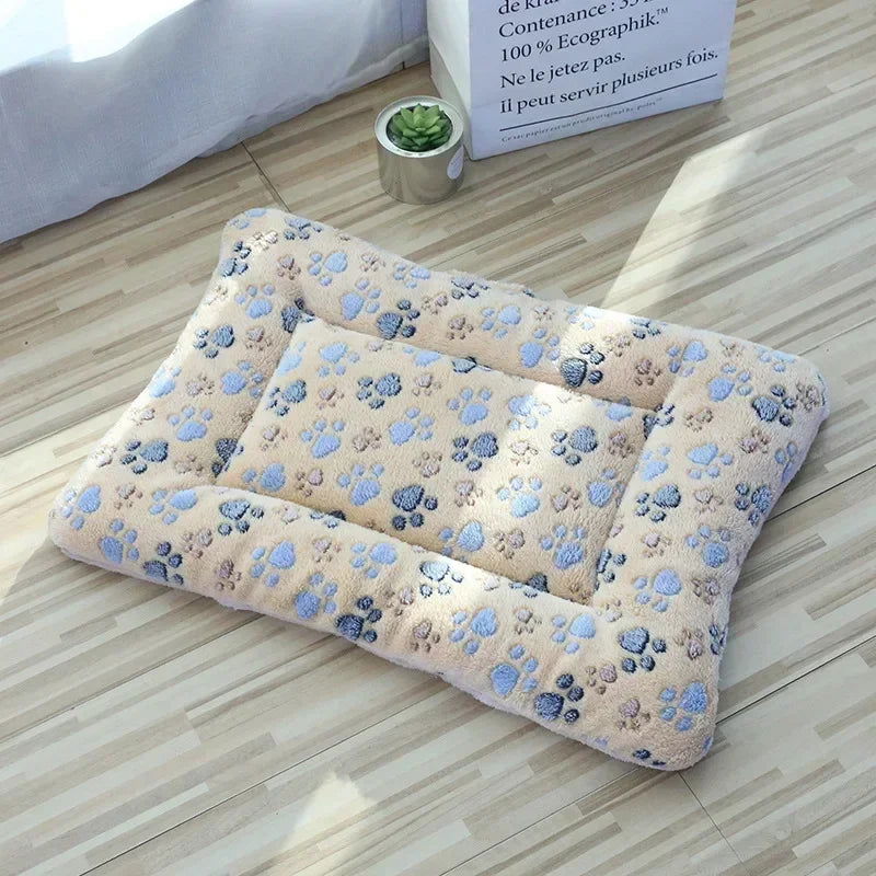Soft Cat Bed Mats Short Plush Pet Sleeping Bed Mats for Cats Small Dogs Cute Pet Pad Blanket Warm Kitten Cushion Cat Accessories - Slobuy