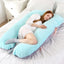 Soft Fleece Pregnant Pillow Gravida U Type Lumbar Pillow Multi Function Side Protect Cushion for Pregnancy Women Drop shipping - Slobuy