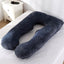 Soft Fleece Pregnant Pillow Gravida U Type Lumbar Pillow Multi Function Side Protect Cushion for Pregnancy Women Drop shipping - Slobuy