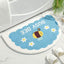 Soft Floor Mats Small Fresh Text Flowers Rugs Home Entrance Carpet Bedroom Toilet Bathroom Door Absorbent Non-Slip Foot Pad - Slobuy