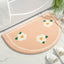 Soft Floor Mats Small Fresh Text Flowers Rugs Home Entrance Carpet Bedroom Toilet Bathroom Door Absorbent Non-Slip Foot Pad - Slobuy