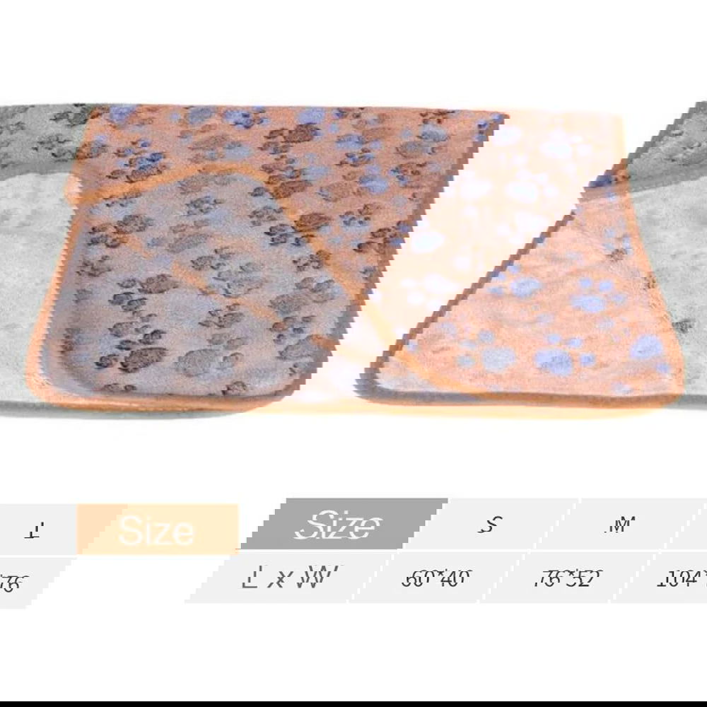 Soft Fluffy High Quality Pet Blanket Cute Cartoon Pattern Pet Mat Warm and Comfortable Blanket for Cat Dogs - Slobuy