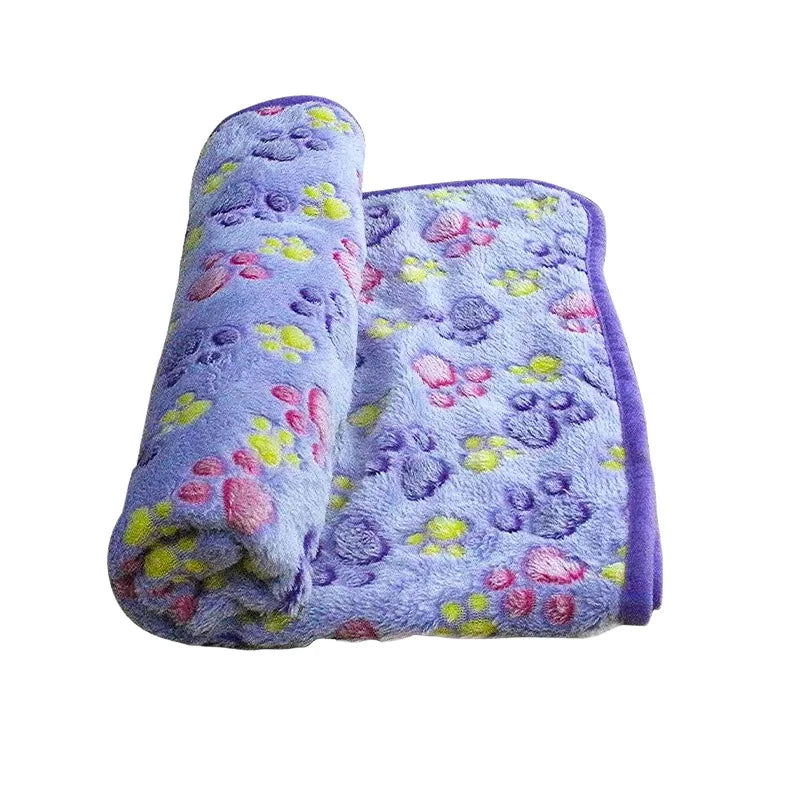 Soft Fluffy High Quality Pet Blanket Cute Cartoon Pattern Pet Mat Warm and Comfortable Blanket for Cat Dogs - Slobuy