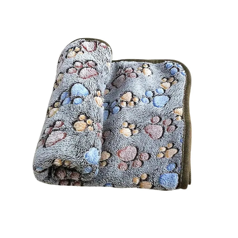 Soft Fluffy High Quality Pet Blanket Cute Cartoon Pattern Pet Mat Warm and Comfortable Blanket for Cat Dogs - Slobuy