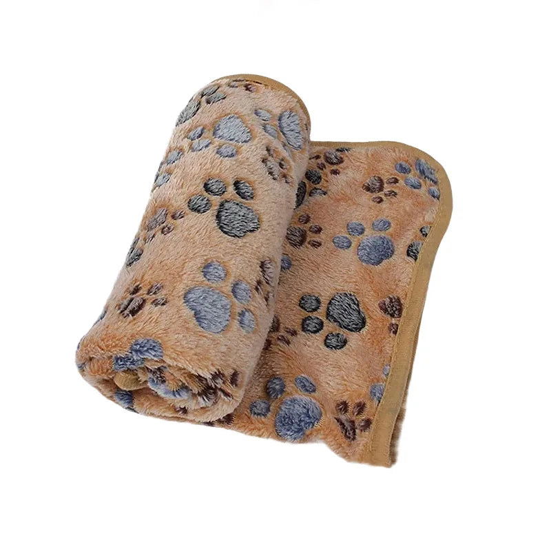 Soft Fluffy High Quality Pet Blanket Cute Cartoon Pattern Pet Mat Warm and Comfortable Blanket for Cat Dogs - Slobuy