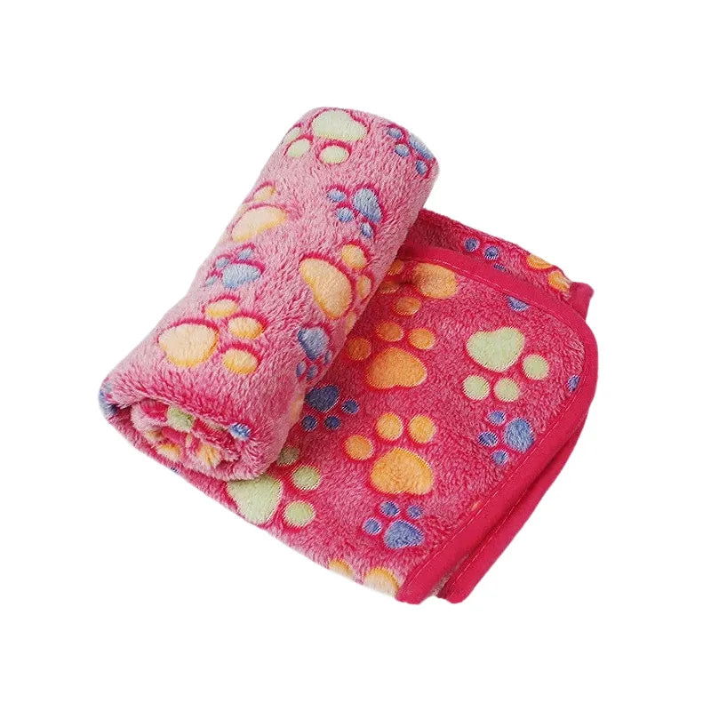 Soft Fluffy High Quality Pet Blanket Cute Cartoon Pattern Pet Mat Warm and Comfortable Blanket for Cat Dogs - Slobuy