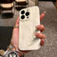 Soft Fold Pattern Phone Case For iPhone 11 12 13 14 15 Pro Max X Xs XR Max Plus Candy Bumper Silicone Cover - Slobuy