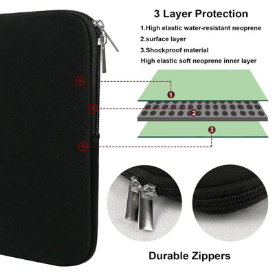 Soft Laptop Bag For Xiaomi Hp Dell Lenovo Notebook Computer For Macbook Air Pro Retina 11 12 13 14 15 15.6 Sleeve Case Cover - Slobuy