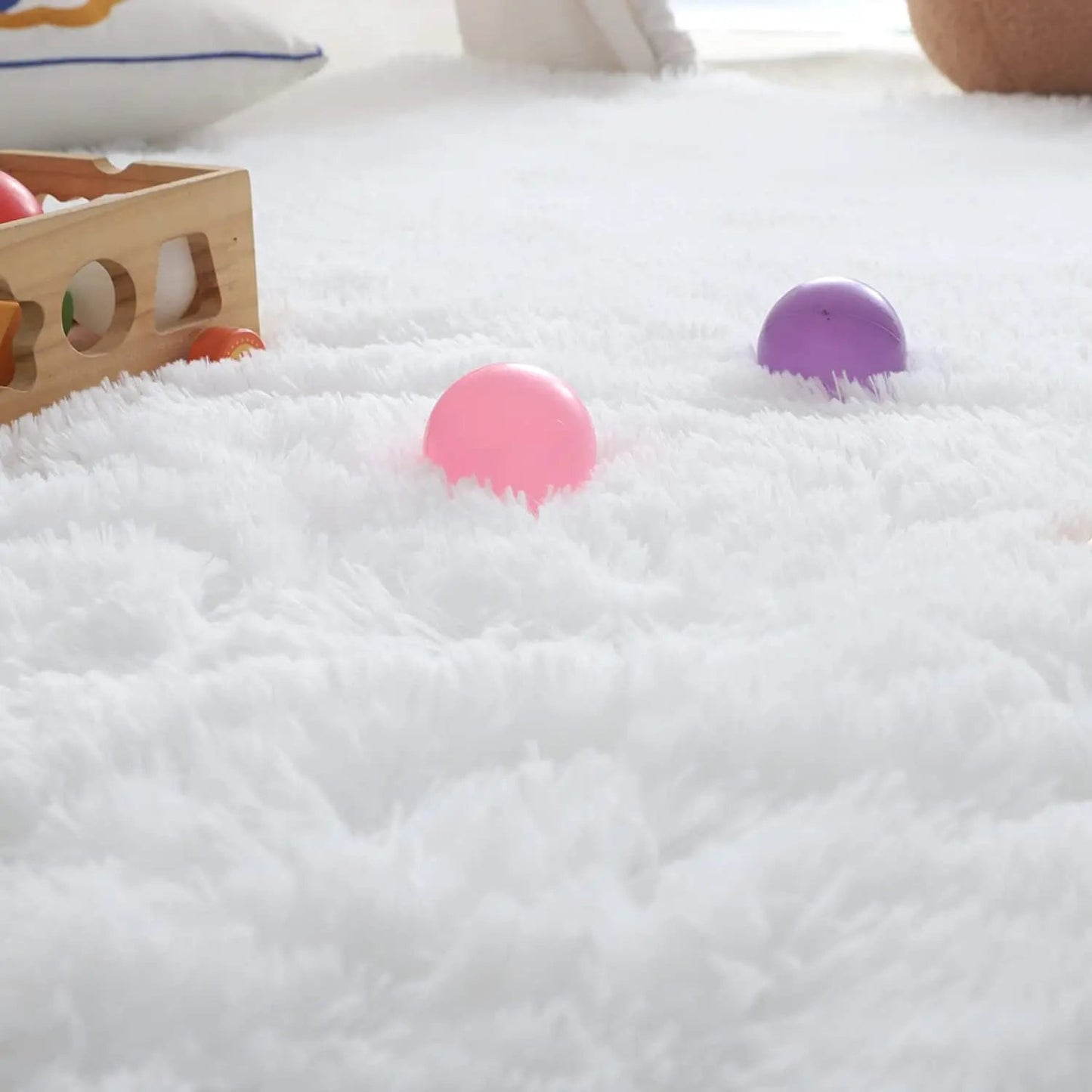 Soft Large Carpet for Living Room Fluffy Hall Sofa Area Rug Carpets Room Decor Plush Rugs for Children Bedroom Play Floor Mats - Slobuy