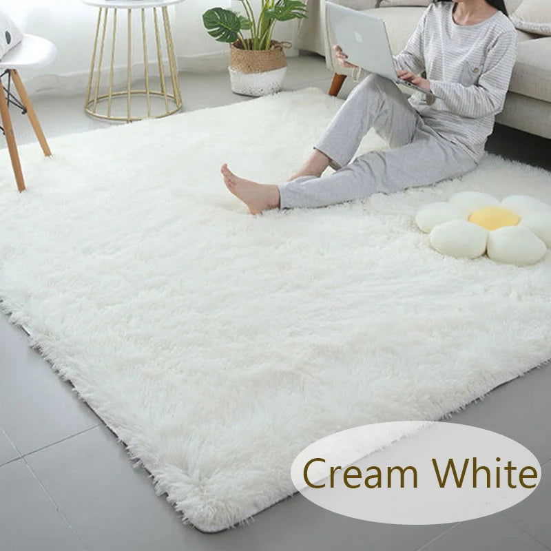 Soft Large Carpet for Living Room Fluffy Hall Sofa Area Rug Carpets Room Decor Plush Rugs for Children Bedroom Play Floor Mats - Slobuy