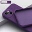 Soft Luxury Square Official Liquid Silicone Phone Case For iPhone 15 14 13 12 11 Pro Mini Max XR Plus SE 2020 Cover - Slobuy