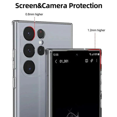 Soft Silicone Clear Phone Case For Samsung A53 A13 A52 A12 A54 A23 A32 A55 A52S S24 S22 S21 S23 Ultra S20 FE Galaxy Note 20Ultra - Slobuy