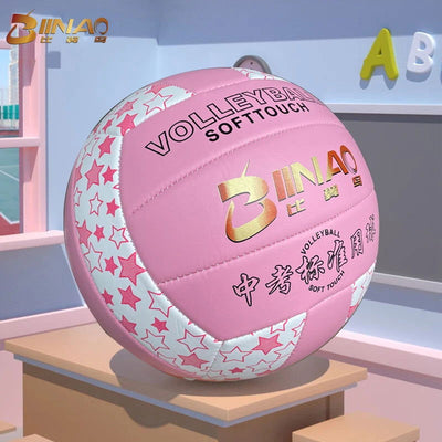 Soft Size 5 Volleyball Professional Training Match Game Ball for Youth Beginners Indoor Practice Ball Outdoor Beach Volleyball - Slobuy