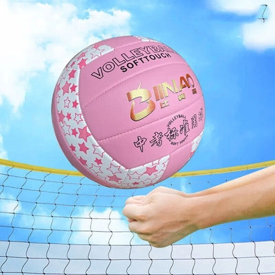 Soft Size 5 Volleyball Professional Training Match Game Ball for Youth Beginners Indoor Practice Ball Outdoor Beach Volleyball - Slobuy