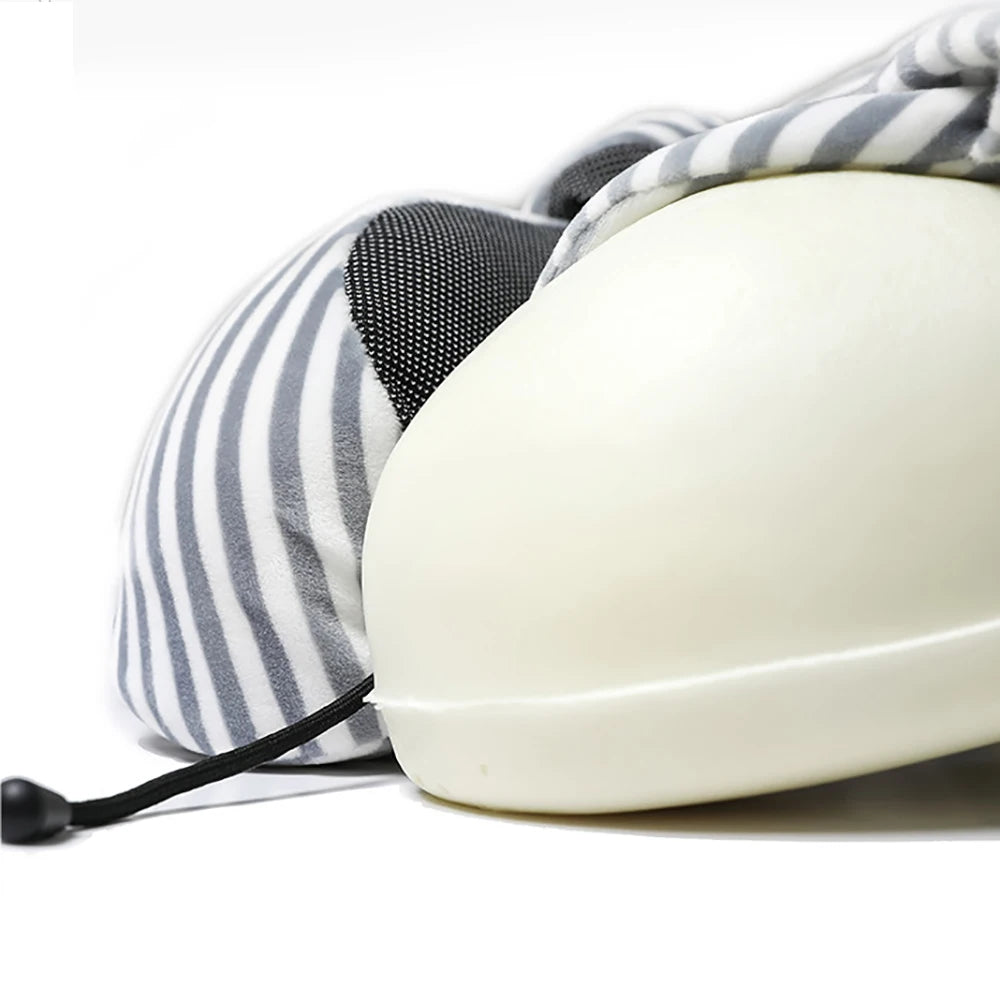 Soft Travel Pillow U Shaped Travel Healthcare Memory Foam Neck Cervical Airplane Pillow Neck Cushion - Slobuy