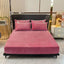 Soft Velvet Fitted Sheet with Elastic Bands Non Slip Adjustable Mattress Covers for Single Double King Queen Bed 160x200cm - Slobuy