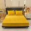 Soft Velvet Fitted Sheet with Elastic Bands Non Slip Adjustable Mattress Covers for Single Double King Queen Bed 160x200cm - Slobuy