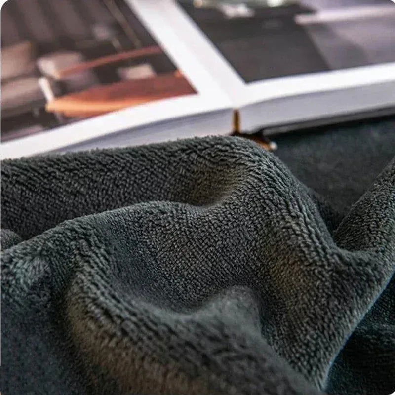 Soft warm plush fitted sheet elastic mattress cover fluffy coral fleece bed linen winter couple luxury double bed bedding - Slobuy