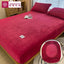 Soft warm plush fitted sheet elastic mattress cover fluffy coral fleece bed linen winter couple luxury double bed bedding - Slobuy