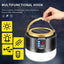 Solar LED Camping Light Waterproof Rechargeable Tent Lamp Portable Lanterns Outdoor Emergency Lights Market Energy Saving Bulb - Slobuy