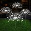 Solar LED Firework Fairy Lights Outdoor Waterproof Garden Decoration Lawn Pathway Solar Lamp - Slobuy