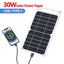 Solar Panel 30W  USB Type-C Waterproof Outdoor Hiking Camping Portable Battery Mobile Phone Charging Bank  Charging Panel  6.8V - Slobuy