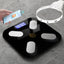 Solar Power Body Fat Scale Smart Digital Scale with Tape Weighting Scale Bluetooth Connected Phone Analyzer Bathroom Accessories - Slobuy