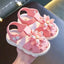 Solid Bow Children's Summer Shoes Cute PVC Beach Non Slip Sandals For Baby Girls Footwear Soft Infant Kids Fashion Sandals - Slobuy