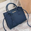 Solid Color Lychee Grain Ladies Handbags Single-shoulder Crossbody Handheld Triple-use Satchel Portable Leisure Bag - Slobuy