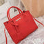 Solid Color Lychee Grain Ladies Handbags Single-shoulder Crossbody Handheld Triple-use Satchel Portable Leisure Bag - Slobuy