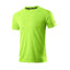 Solid Color Polyester T Shirts Men Clothing Gym Clothing Slim Fit Athletic Wear Camiseta Casual T-Shirt Running Ftness Tops Tees - Slobuy